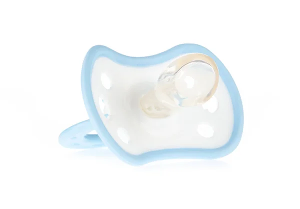 Silicone Baby Soothers Isolated White Backgroun Stock Image