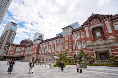 TOKYO JAPAN 15 Mayıs 2019 Tokyo İstasyonu, Chiyoda Şehri