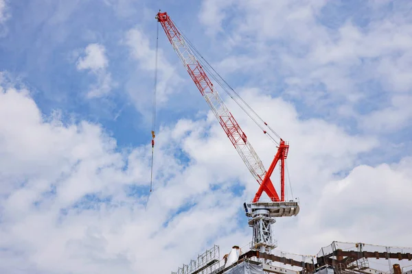 Crane Construction Building — Stock Photo, Image