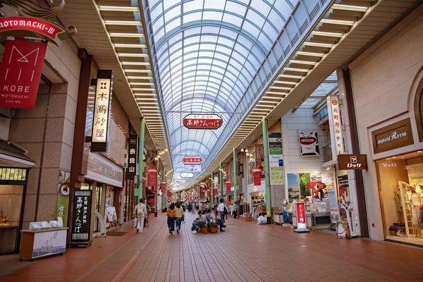 Kobe Hyogo Japonya Mayıs 2019 Kobe Motomachi Alışveriş Sokağı — Stok fotoğraf