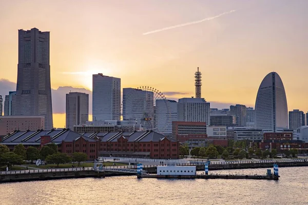 Yokohama Japão Maio 2019 Vista Yokohama Minato Mirai Area Yokohama — Fotografia de Stock