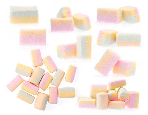 Marshmallow Isoliert Auf Weißem Hintergrund — Stockfoto