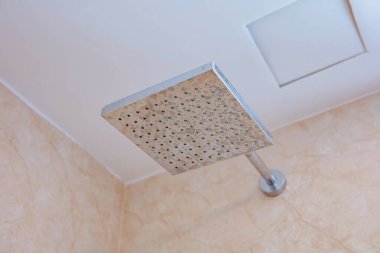 Paslanmaz Çelik Yağmurlu Kare Banyoda Yağmur Başı Yağmuru 