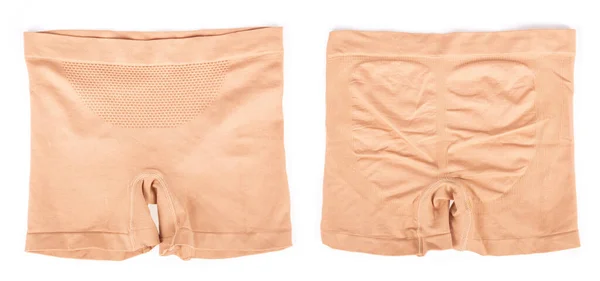 Uppsättning Kvinnors Byxor Shorts Isolerad Vit Bakgrund — Stockfoto