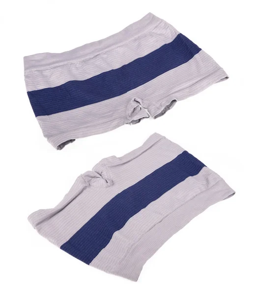 Boxer Men Underwear Isolated White Background — Stock Photo, Image