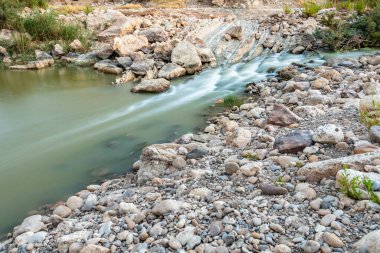 Pietra perciata bölgesi - delikli kaya - Riesi 'deki maden alanının yakınında.