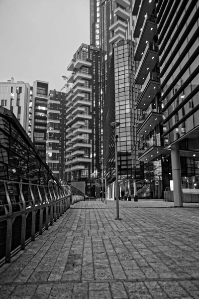 Calles Lugar Milano Durante Encierro Noviembre 2020 Plaza Bardi — Foto de Stock