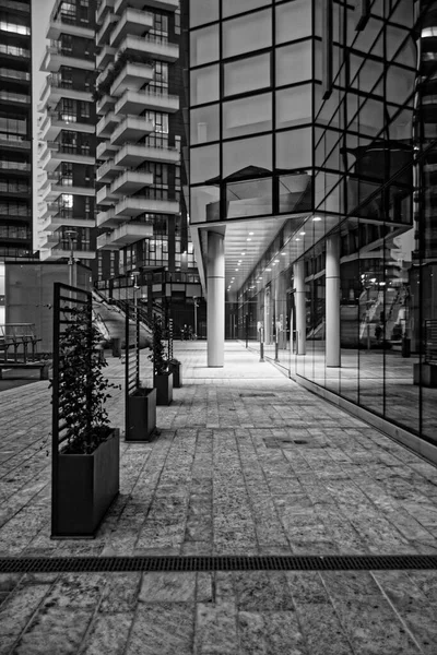 Streets Place Milano Lockdown November 2020 Bardi Square — Stock Photo, Image