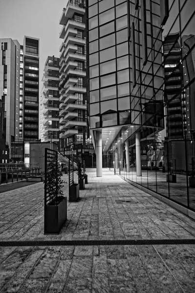 Streets Place Milano Lockdown November 2020 Bardi Square — Stock Photo, Image