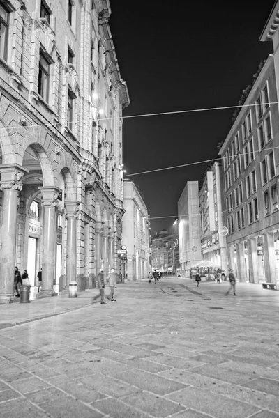 Вулиці Місце Мілано Під Час Блокування Листопад 2020 Вулиця Вітторіо — стокове фото