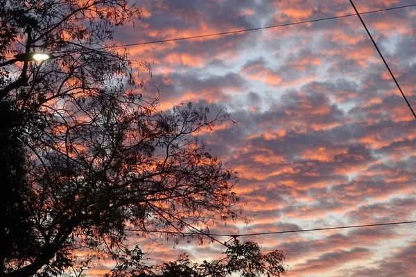 2020年11月23日米兰壮观的日落 — 图库照片