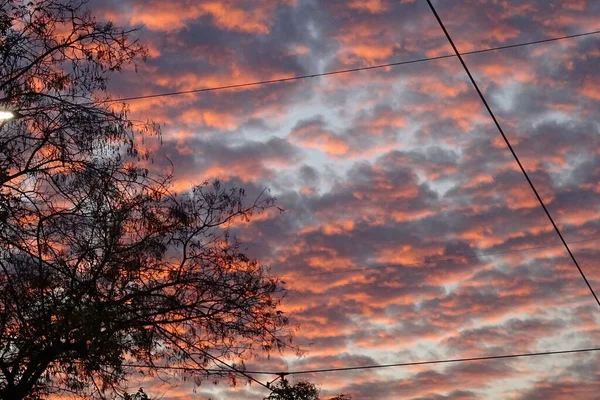 Spectacular Sunset Milan November 2020 — Stock Photo, Image