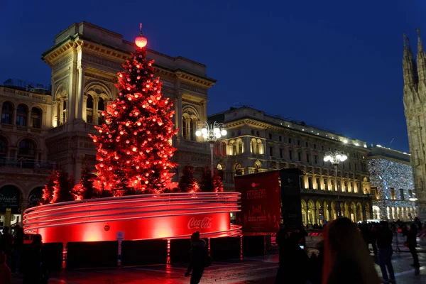 Vánoce 2020 Miláně — Stock fotografie