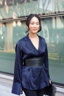 Covid19 'dan önce Moda Haftası boyunca Milano sokakları