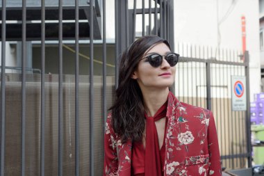 Covid19 'dan önce Moda Haftası boyunca Milano sokakları