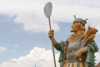 Milano 'da gerçekleştirilen 2015 ExPO. Dünyanın dört bir yanından Pavilionlar ve kültürler.