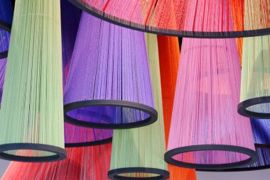 Milano 'da gerçekleştirilen 2015 ExPO. Dünyanın dört bir yanından Pavilionlar ve kültürler.