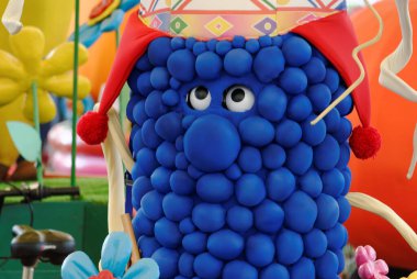 Milano 'da gerçekleştirilen 2015 ExPO. Dünyanın dört bir yanından Pavilionlar ve kültürler.