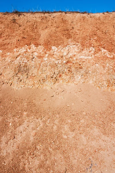 Texture of sand and clay — Stock Photo, Image