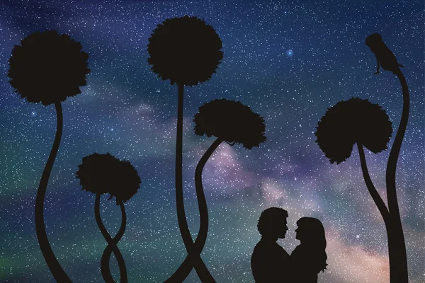 Lovers and dandelions