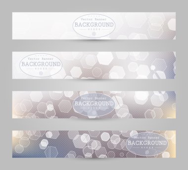 Afiş güzel soyut bokeh ile