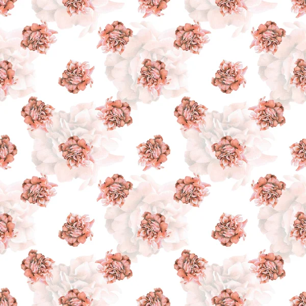 Seamless pattern with beautiful roses — Stock Photo, Image