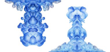 El ile renkli kalemler ile çizilen mürekkebin soyut bulutlar kümesi