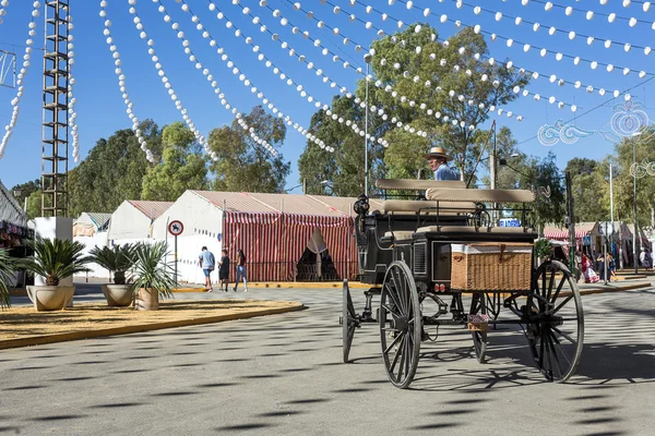 La Feria de Utrera es un festival tradicional de la ciudad de Utrera — Foto de Stock