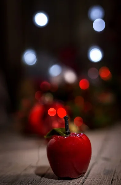 Composição de ornamentos de Natal — Fotografia de Stock