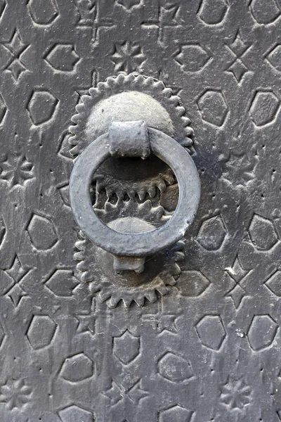 Detalhes Arquitetura Árabe Antiga Medina Tânger Marroco Janelas Portas Casas — Fotografia de Stock