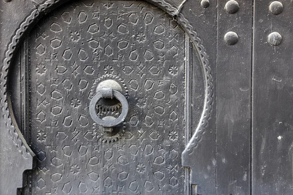 Detalhes Arquitetura Árabe Antiga Medina Tânger Marroco Janelas Portas Casas — Fotografia de Stock