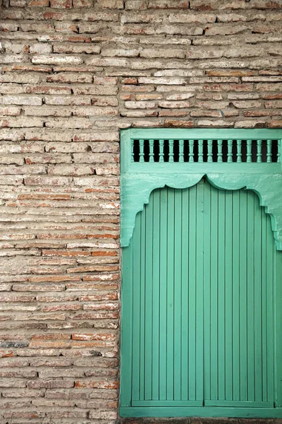 Arabisk Arkitektur Gamla Medina Gator Dörrar Fönster Detaljer Tanger Marocko — Stockfoto