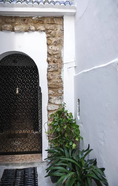 Арабская Архитектура Старой Медине Улицы Двери Окна Детали Танеко Морено — стоковое фото