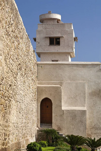 Architecture Arabe Dans Ancienne Médina Rues Portes Fenêtres Détails Tanger — Photo