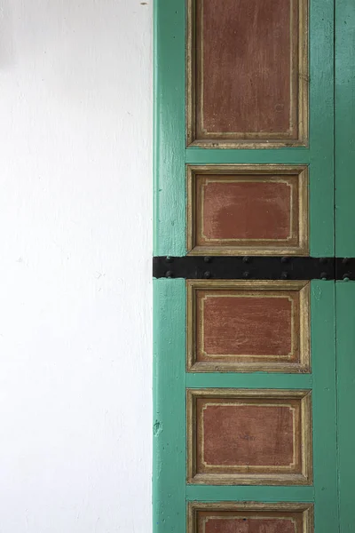 Arab Architecture Old Medina Streets Doors Windows Details Tangier Morocco — Stock Photo, Image