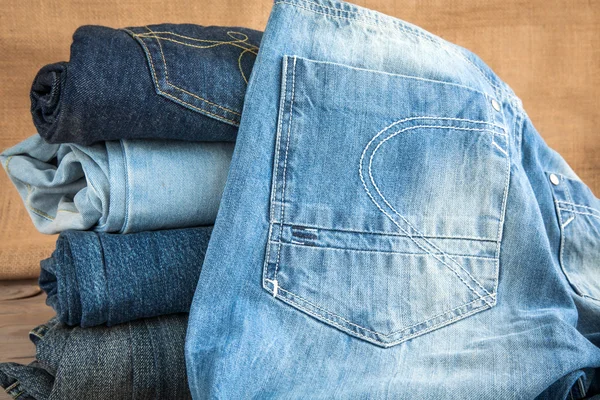 Blue jeans — Stock Photo, Image