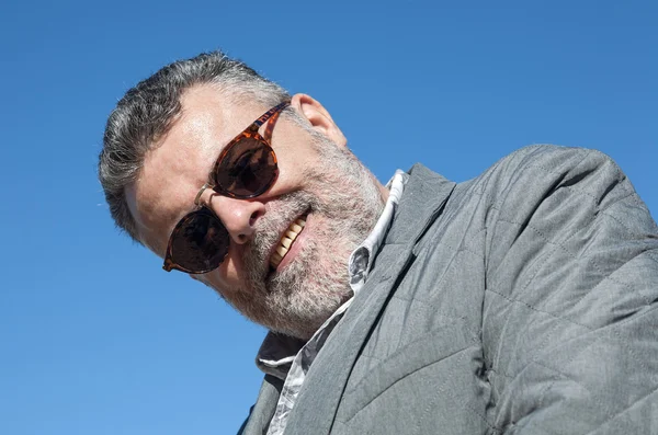 Portrait of attractive man with beard — Stock Photo, Image