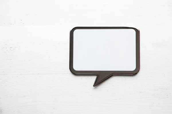 Blackboard vormige wolk met plaats voor het schrijven van teksten — Stockfoto