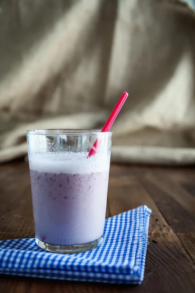 Batido de fresa fresca — Foto de Stock