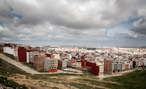 Uitzicht vanaf de top stad Tanger — Stockfoto