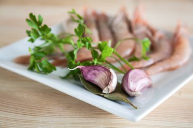 İspanyol karides beyaz