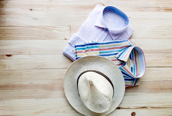 Conjunto de várias roupas e acessórios para homens — Fotografia de Stock