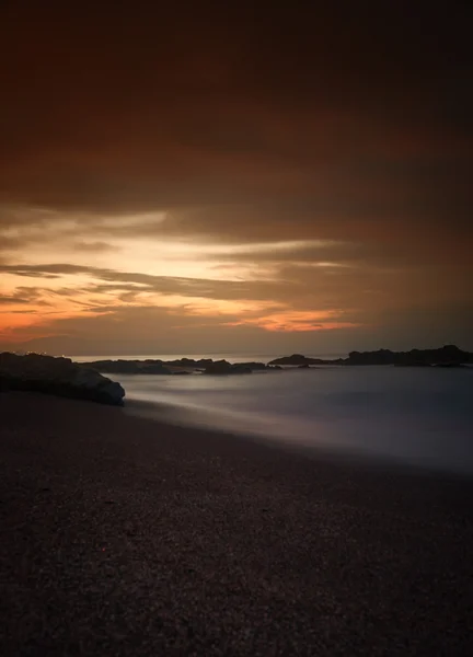 Välimeren auringonlasku — kuvapankkivalokuva