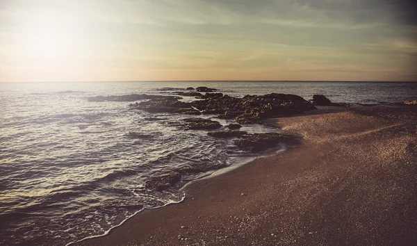 Välimeren auringonlasku — kuvapankkivalokuva