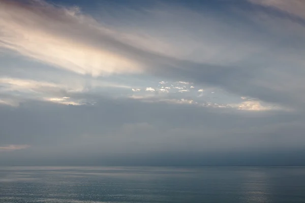 地中海日落 — 图库照片