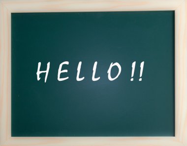 Blackboard reklam için