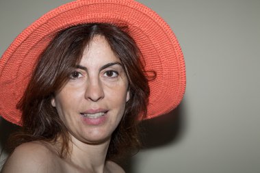 Gülümseyen güzel kadın - kadar yakın