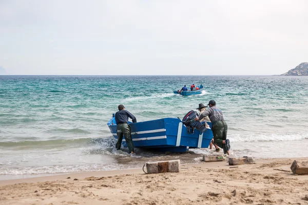 Pêcheurs au Maroc — Photo