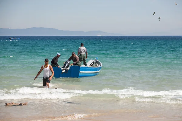 Pescadores en Marruecos — Foto de Stock