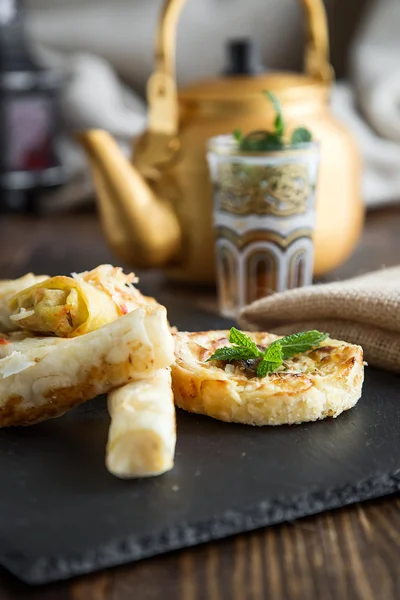 Comida típica marroquí y árabe — Foto de Stock